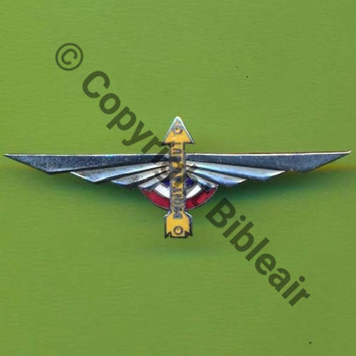 NH  GIRA.591 Grp INSTRUCTION des RESERVES D.AVIATION 1937.39 Escadrille CHASSE  SM Bol arretoir double Dos lisse irreg  Src.GENTY 73Eur01.10 